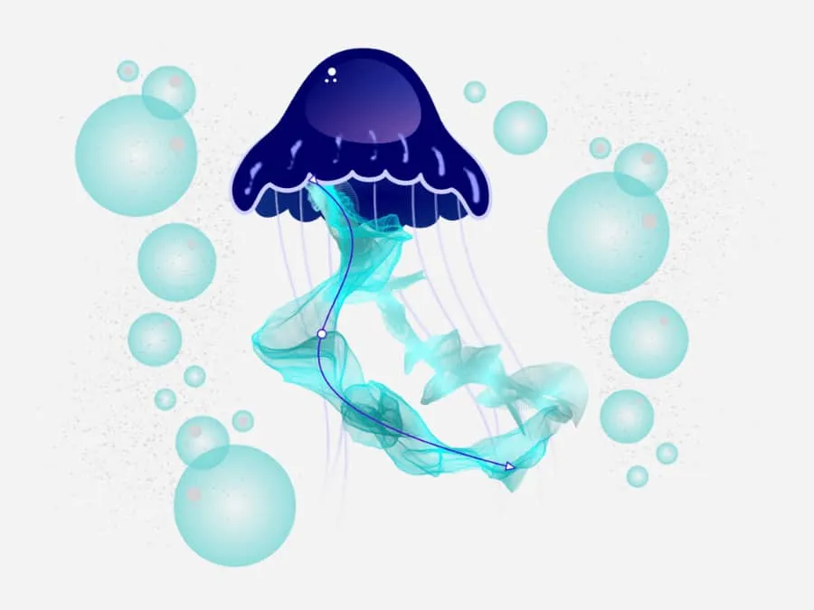 Pixelbasierte Malpinsel in Aktion