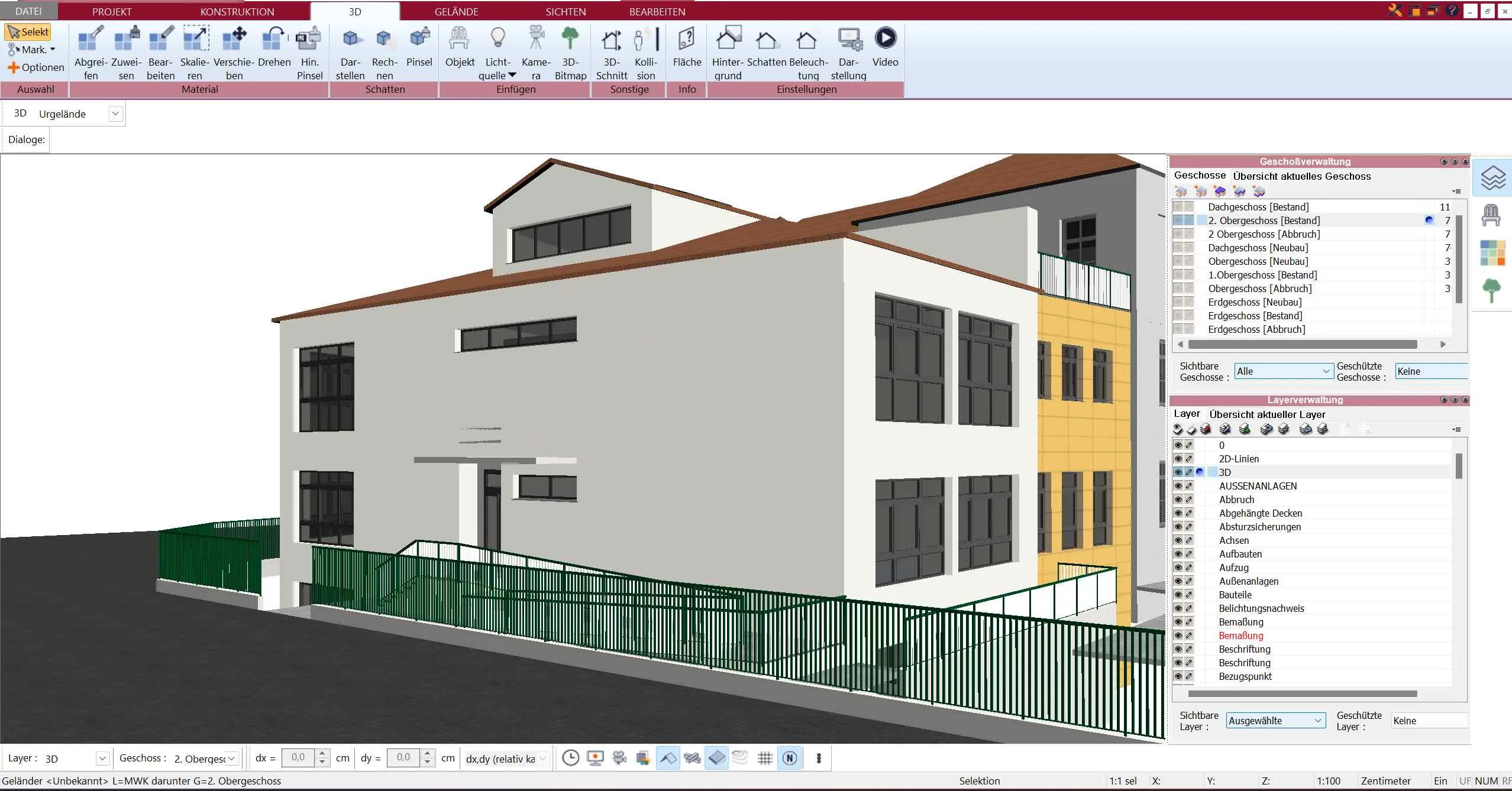 Planung eines modernen Wohnhauses mit professioneller Architektursoftware