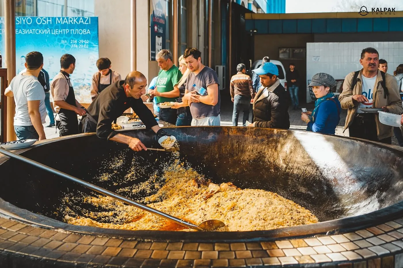 Plov in Taschkent, Usbekistan, ein kulinarisches Highlight
