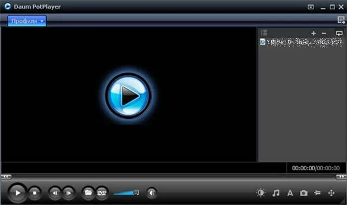 PotPlayer Software-Screenshot mit Optionen