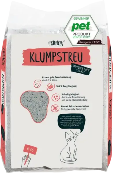 Primox Klumpstreu Babypuder-Duft und Silikat