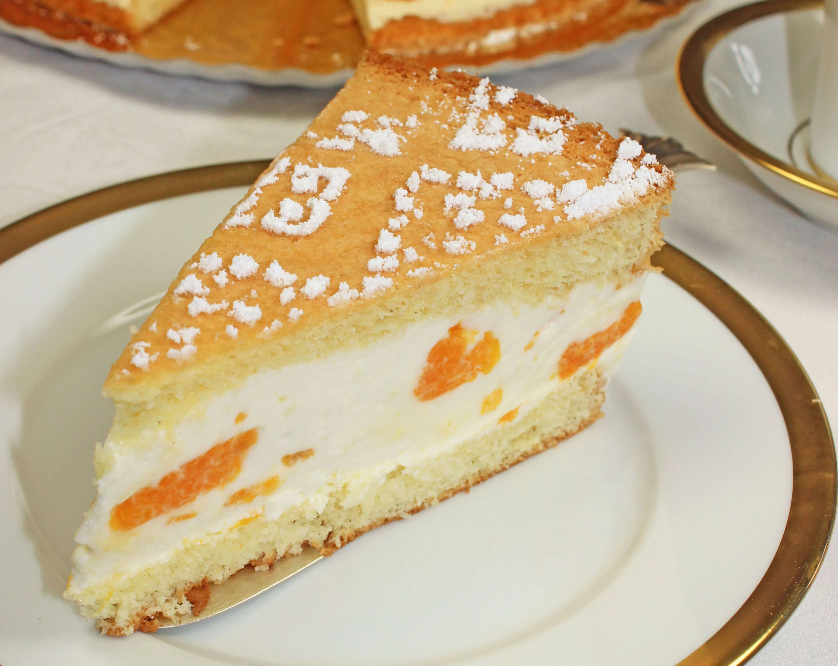 Quark-Mandarinen Torte