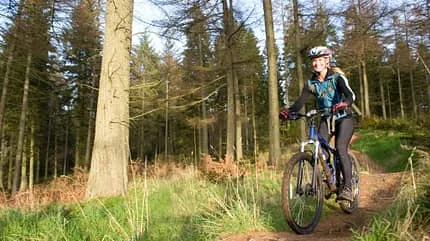 Radfahren in der Natur