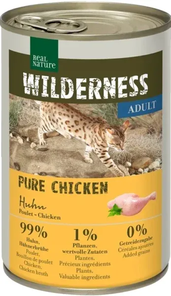 Real Nature Wilderness Pure Chicken: Nassfutter mit hohem Fleischanteil