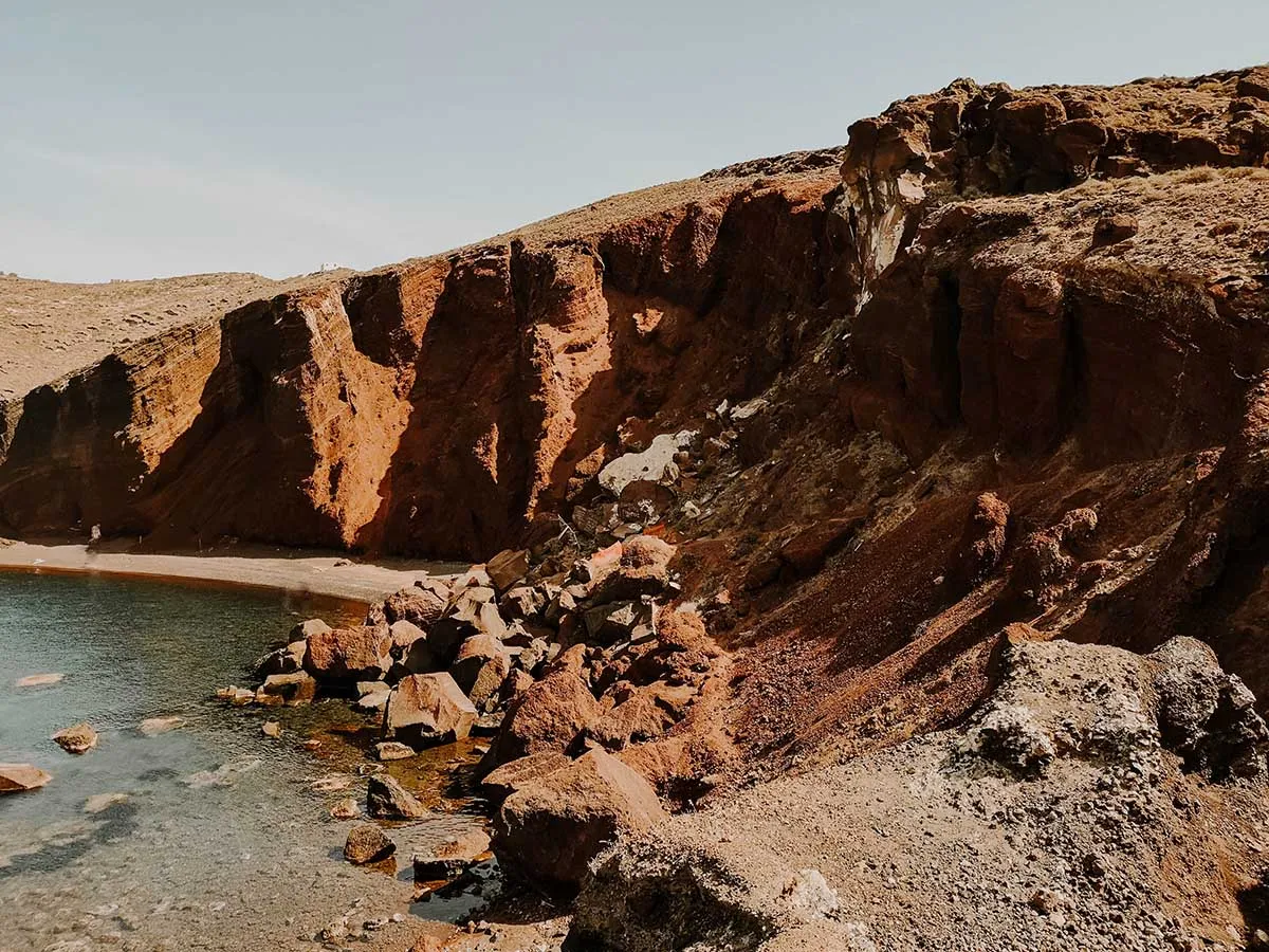 Red Beach Santorini
