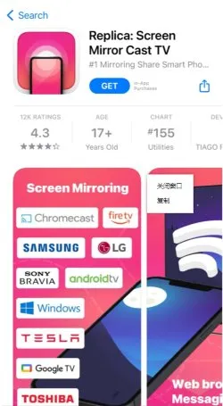 Replica App Interface