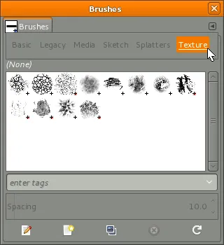 Ressourcen-Tagging Screenshot (Pinsel)