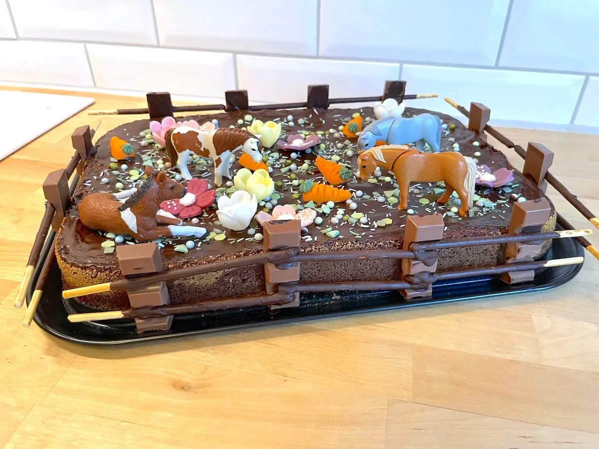 Rezept: Pferdekoppel-Kuchen zum Kindergeburtstag