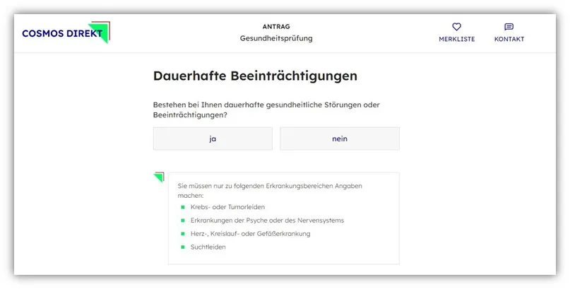 Risikolebensversicherung Vergleich Cosmos Direkt Versicherung