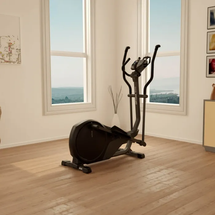 Robuste Konstruktion und Maße des Kettler Optima 600 Induktions-Crosstrainers