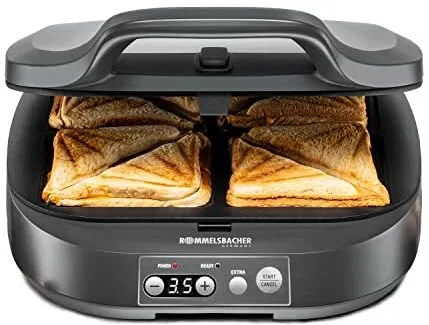 Rommelsbacher ST 1800 XXL Sandwichtoaster für 4 Sandwiches