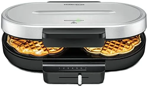 Rommelsbacher WA1250 Waffeleisen, geschlossen von vorne