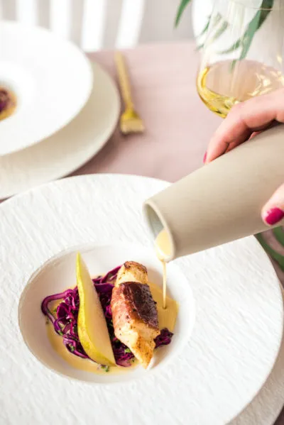 Roter Spitzkohlsalat als Beilage für köstliche Skrei Rezepte