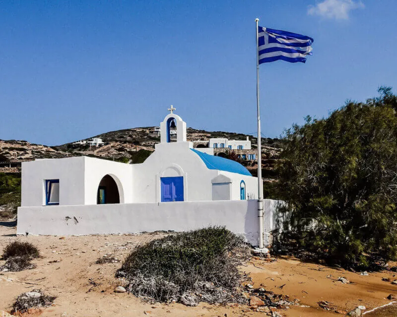 Ruhige griechische Inseln Antiparos
