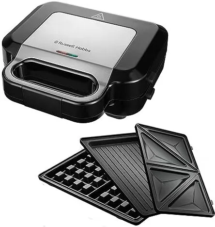 Russell Hobbs 26810-56 – Vielseitiger Sandwichmaker mit abnehmbaren Platten für einfache Reinigung