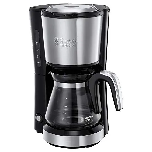 Russell Hobbs Kaffeemaschine Klein [Brausekopf für optimale Extraktion&amp;Aroma] Compact (1 bis 5 Tassen), ideal für Wohnwagen und kleine Reisemobile