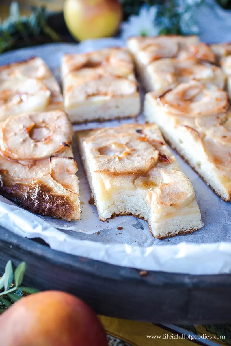 Rustikale Apfelpizza