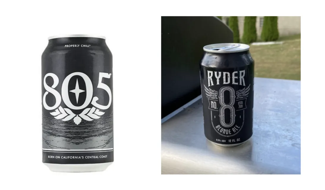 Ryder No. 8 Blonde Ale im Vergleich mit Firestone Walker 805 Blonde Ale