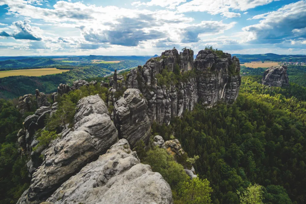 Sächsische Schweiz Schrammsteine Aussicht