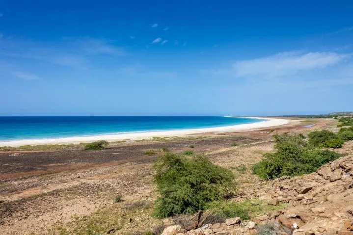 Santa Monica Strand auf Boa Vista Kapverden