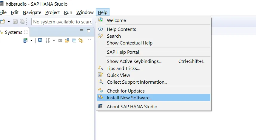 SAP HANA Studio BW-MT Installation Schritt 3