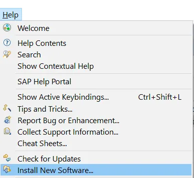 SAP HANA Studio Mylyn Installation Schritt 1
