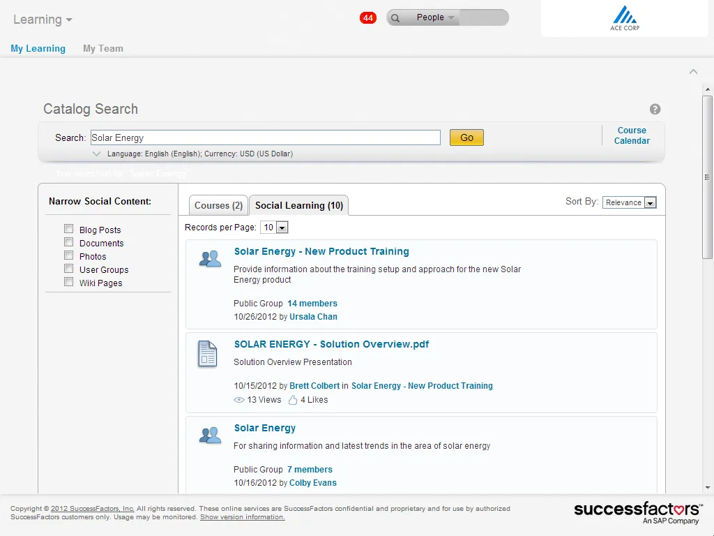 SAP Jam HR Onboarding Example