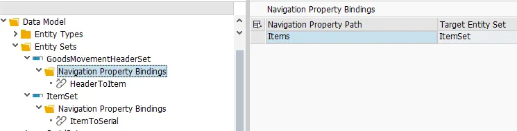 SAP OData V4 Entity Sets und Bindings