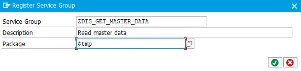 SAP OData V4 Servicegruppen Übersicht