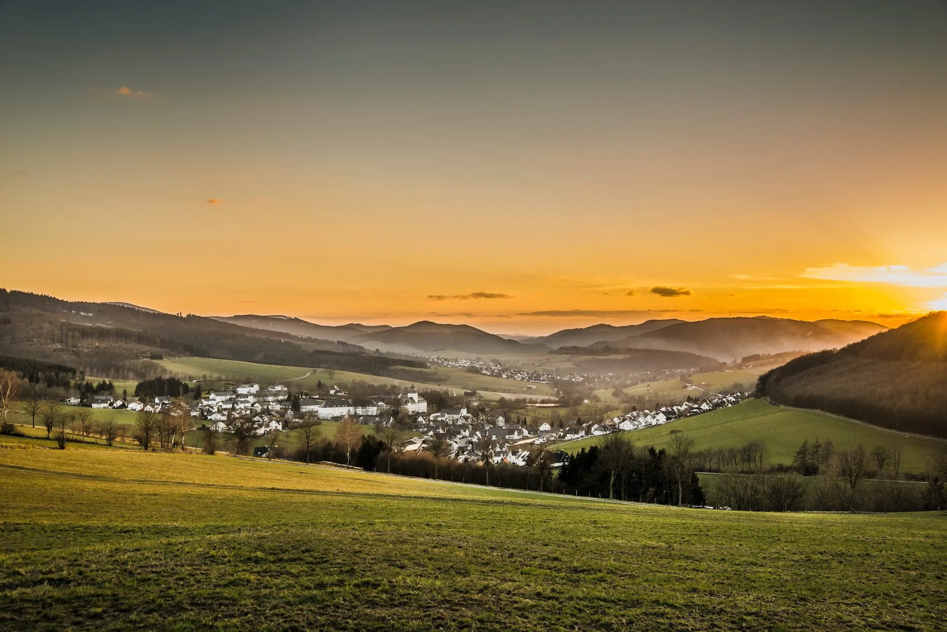 Sauerland Abenddämmerung