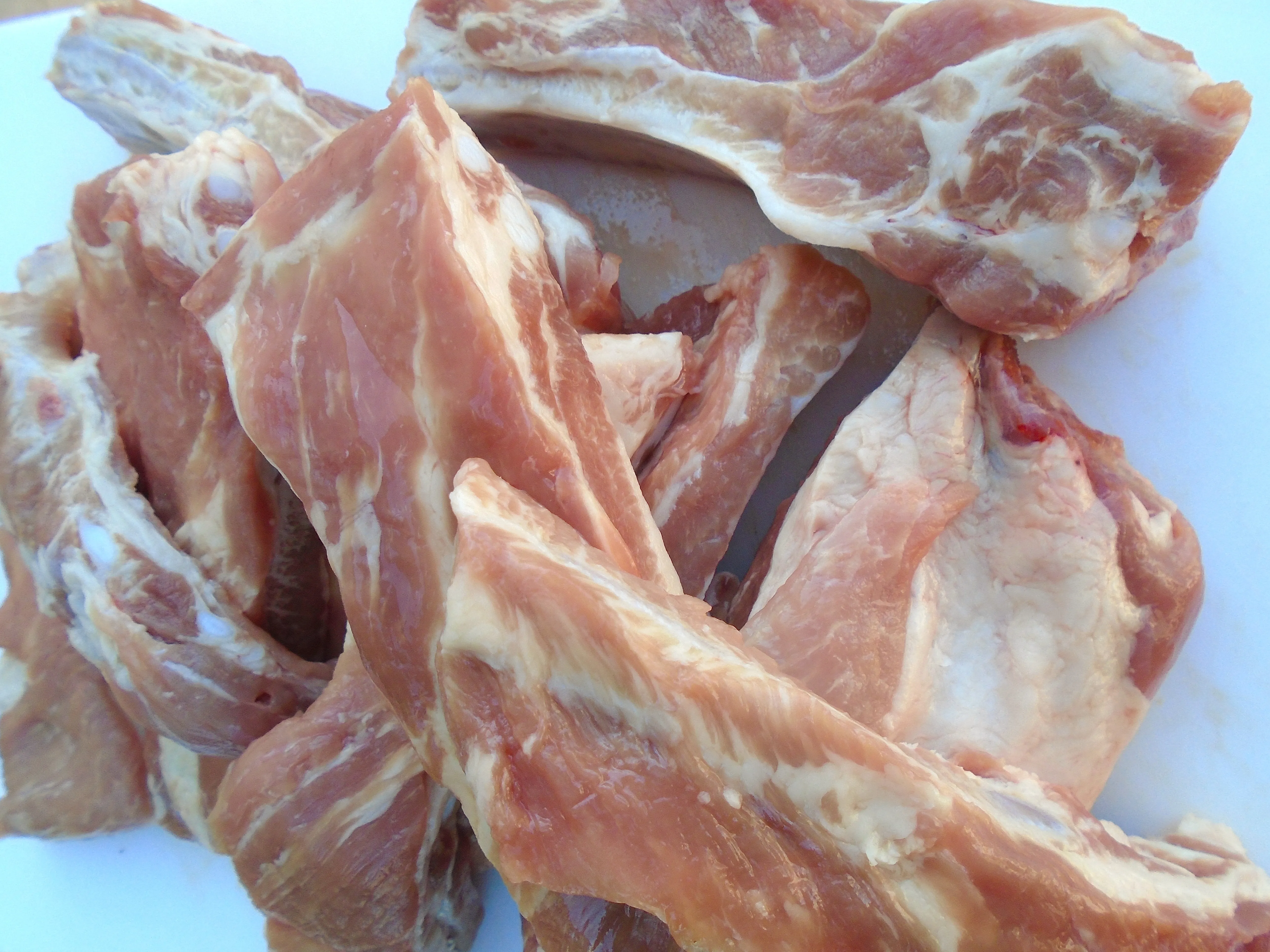 Schälrippchen in einzelne Stücke schneiden