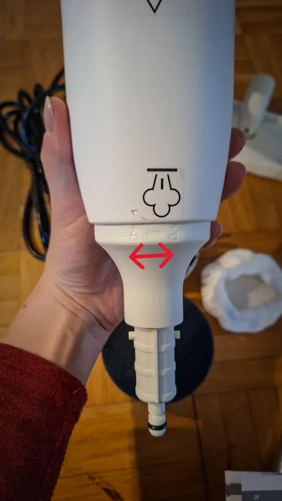 Schneller und einfacher Wechsel der Bürstenaufsätze