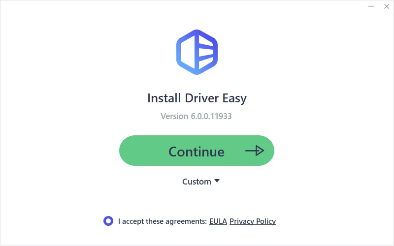 Screenshot der ursprünglichen Driver Easy Version 6.0.0.11933 vor der aktuellen Aktualisierung.