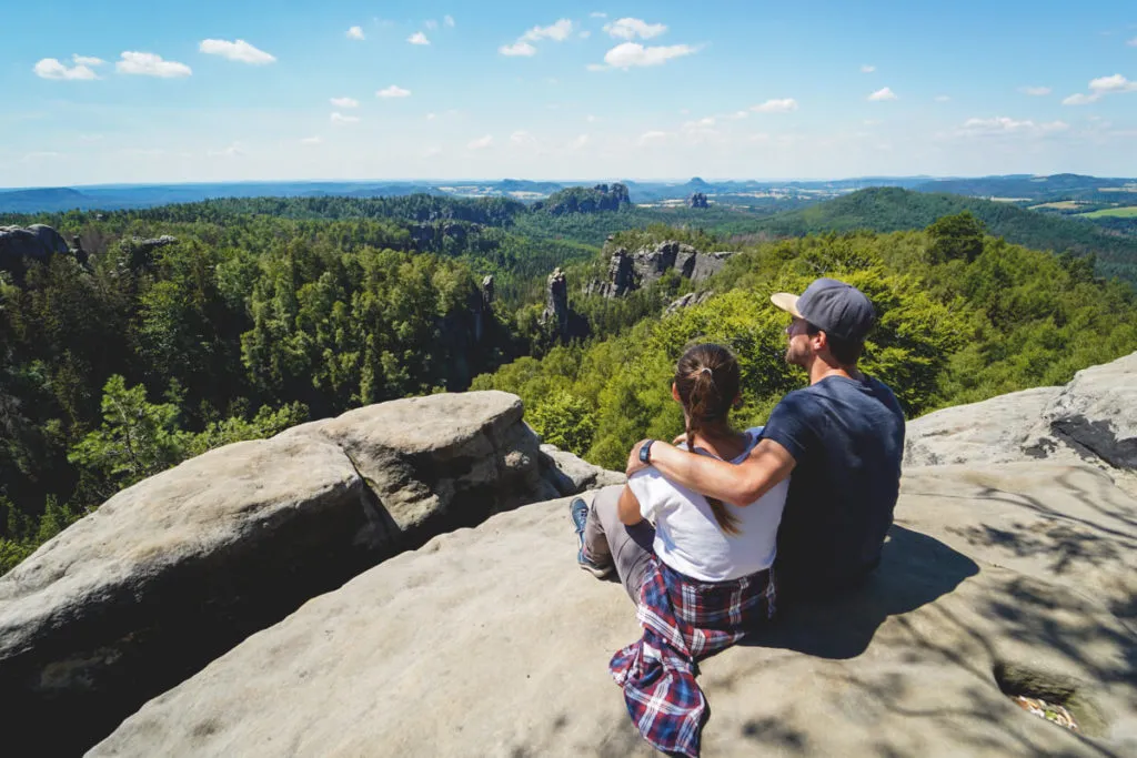 Sehenswürdigkeiten in der Sächsischen Schweiz Carolafelsen