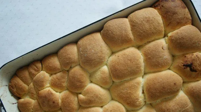 Selbstgemachte Vanillesauce in einer Schüssel
