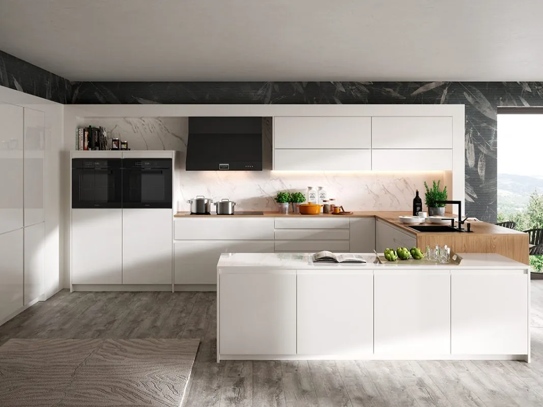 Sevilla Polarweiß Nordic Eiche