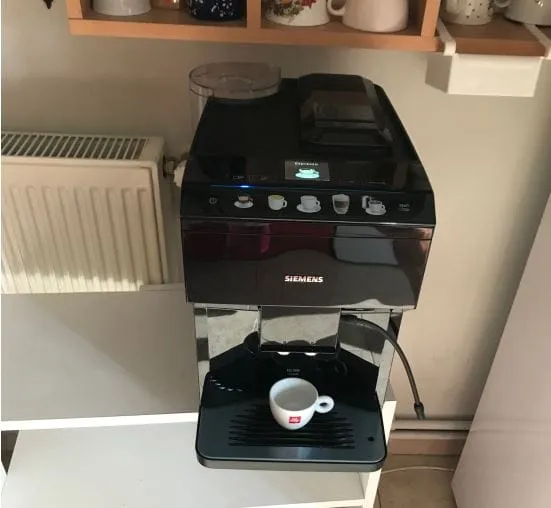 Siemens EQ.500 Kaffeemaschine, Vorderansicht