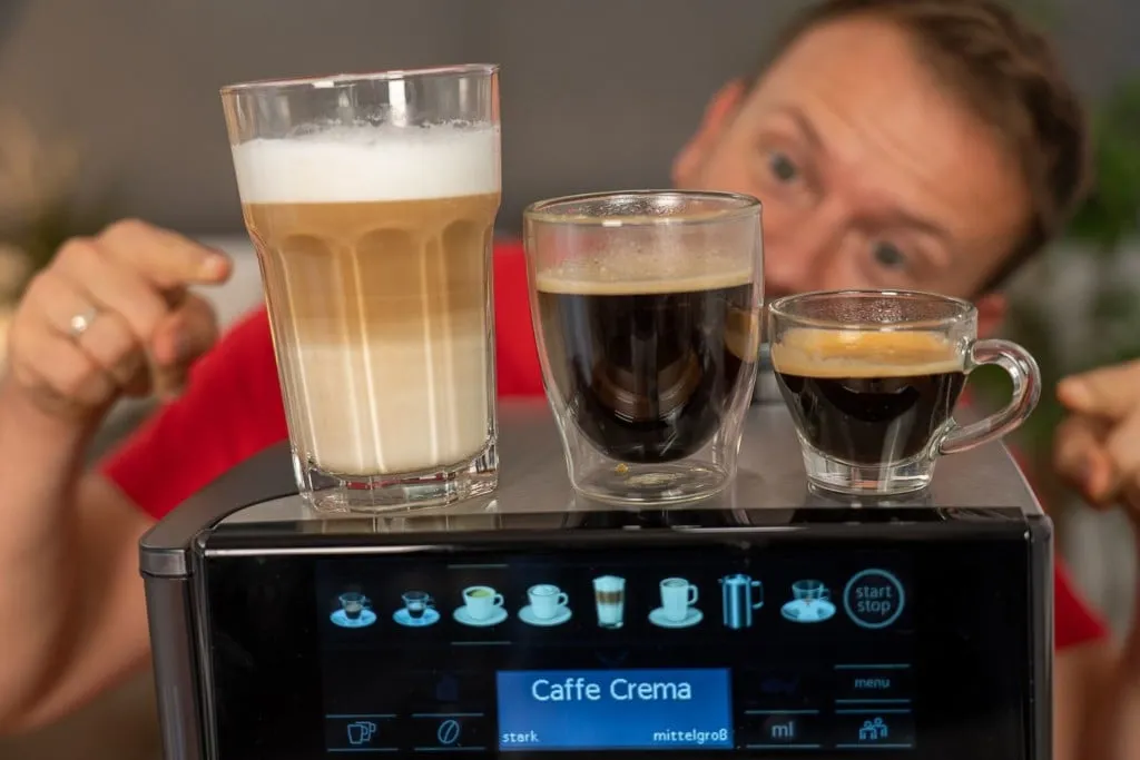 Siemens EQ6 Kaffeevollautomat alle Kaffeegetraenke