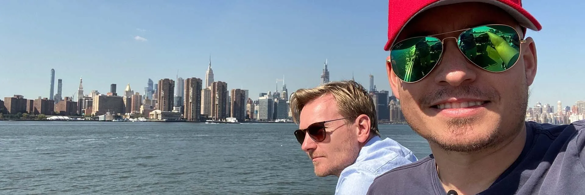 Skyline von Manhattan bei Tag