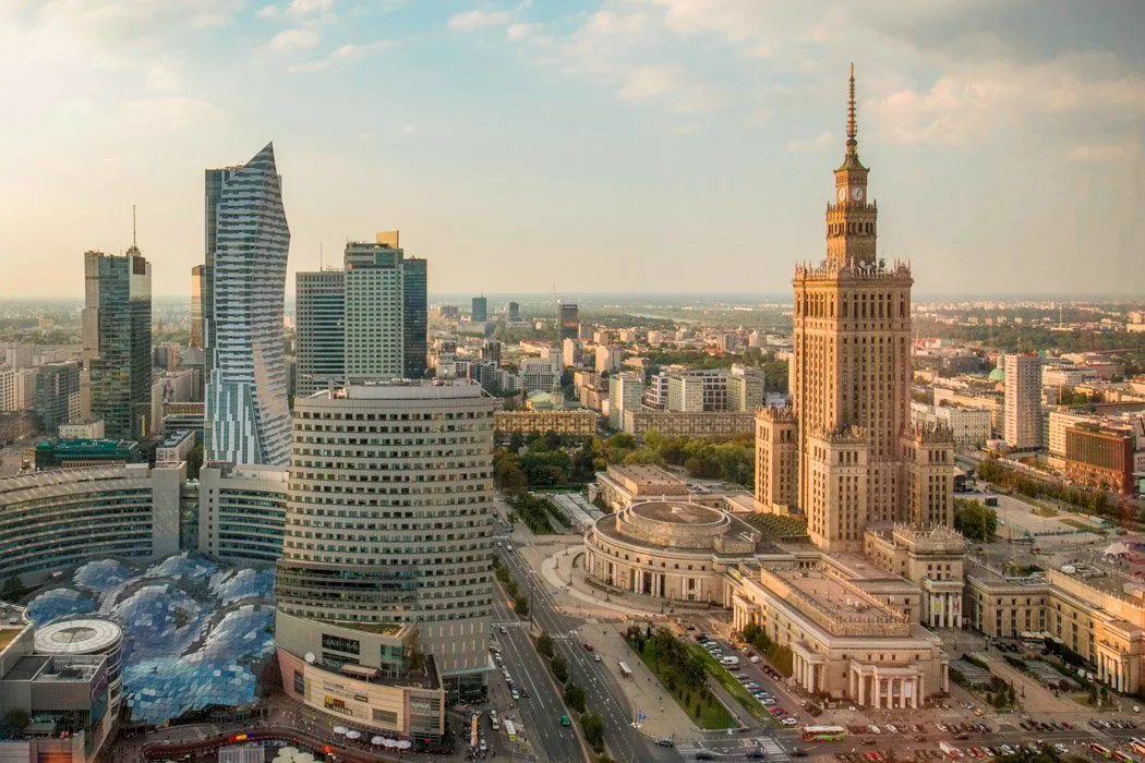 Skyline von Warschau