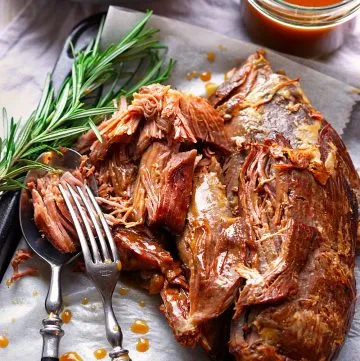 Slowcooked Lammkeule aus dem Ofen