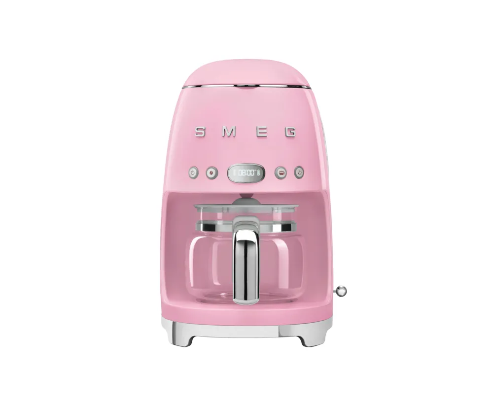 SMEG Kaffeemaschine Rosa DCF02PKEU im Cadillac Pink Design