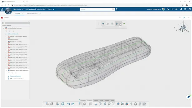 SOLIDWORKS xShape, das 3D-Subdivision-Modellierungstool auf der 3DEXPERIENCE Plattform