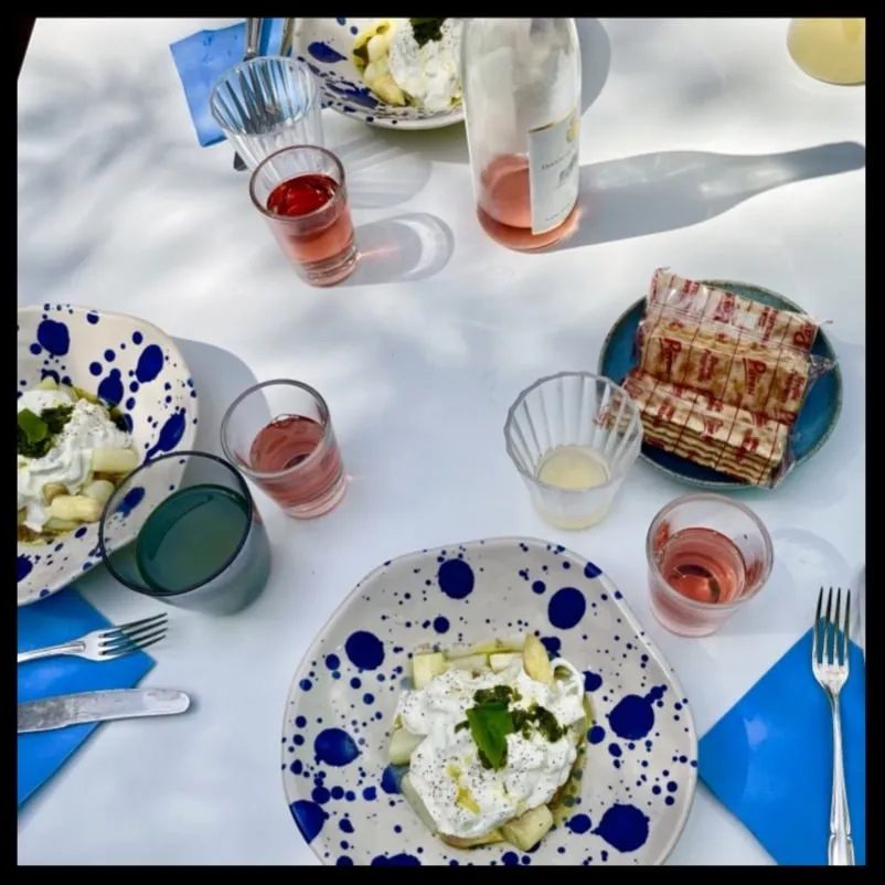 Spargel mit Giersch-Pesto