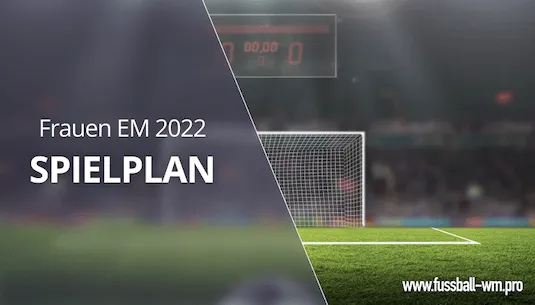 Spielplan der Frauen-EURO 2021