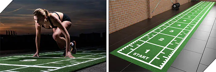 Sprinttrack für Cardio und Crossfit.