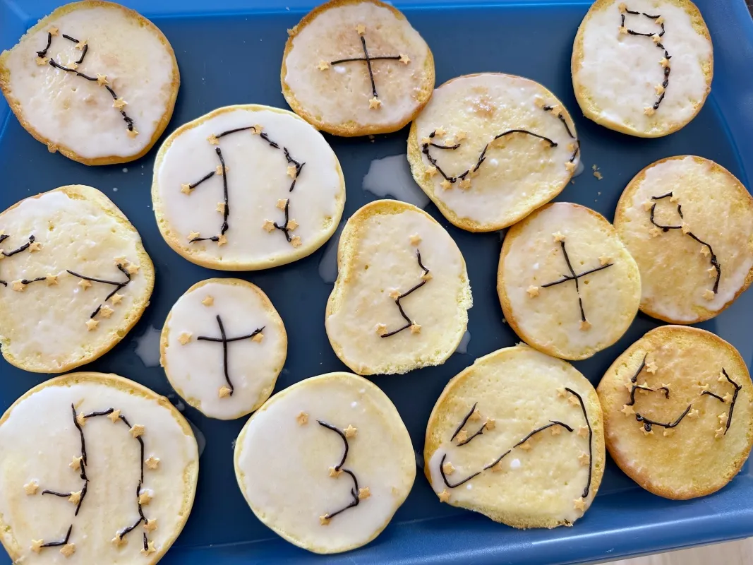 Sternzeichen Amerikaner als originelle Kuchen-Idee für den Kindergeburtstag