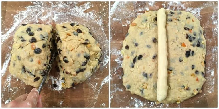 Stollen Rezept Teig zubereiten