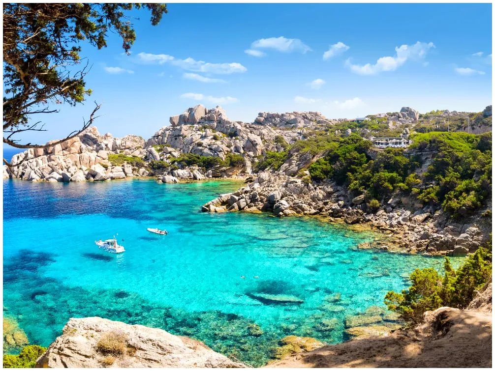 Strand Cala Corsara auf Sardinien