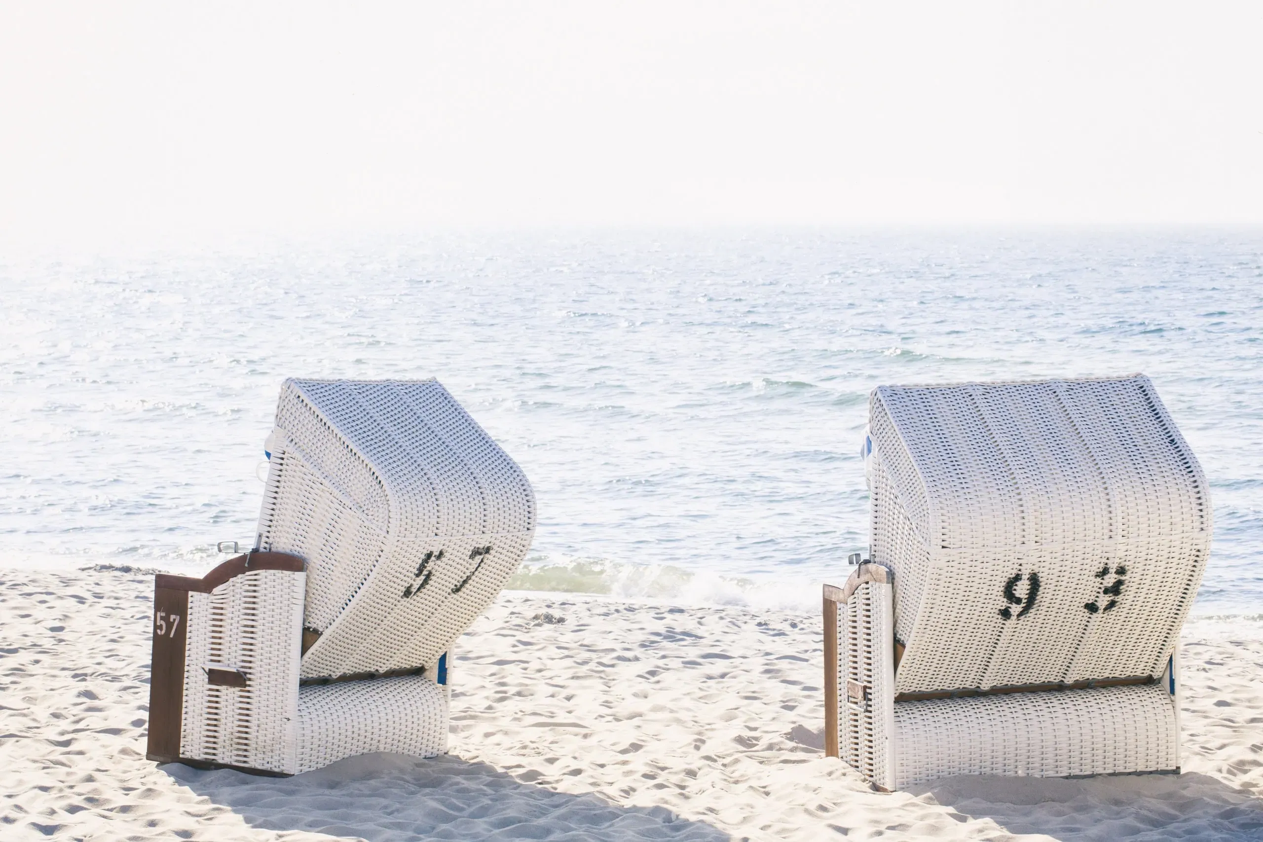 Strandkorb des Strandhotel Fischlands
